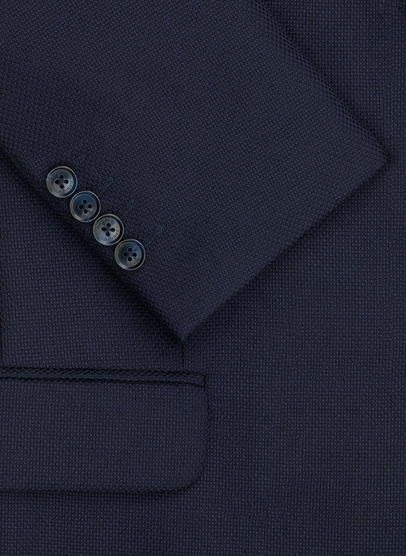 Wełniana marynarka w kolorze granatowym