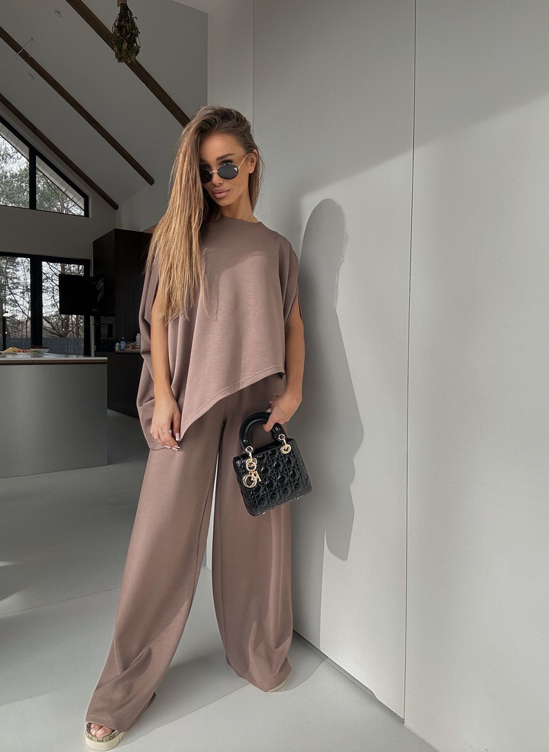 Komplet damski GEO mokka