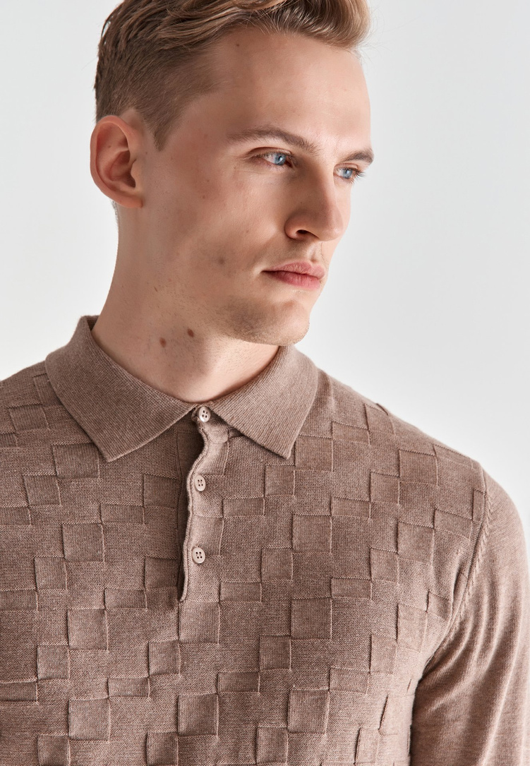 Sweter męski P21WF-2X-014-E