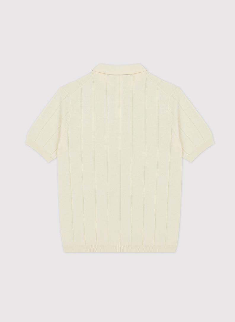 Swetrowe polo w kolorze żóltym