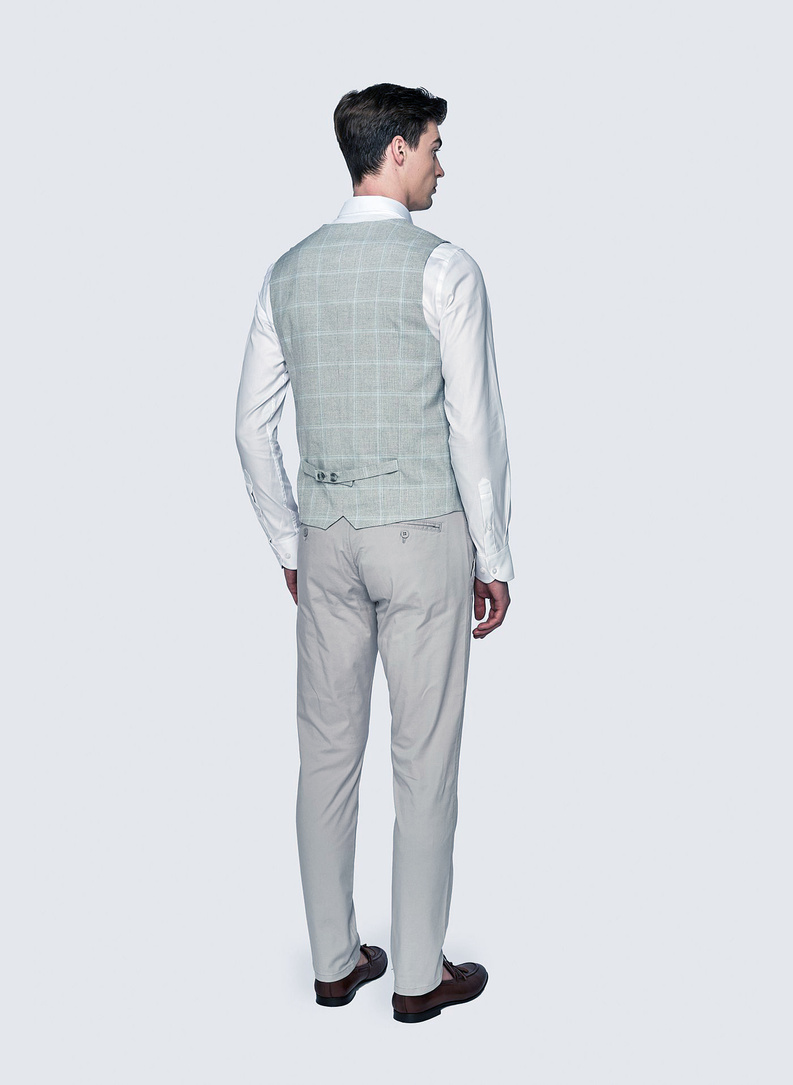 Męskie basicowe spodnie w kolorze szarym