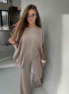 Komplet damski GEO beżowy