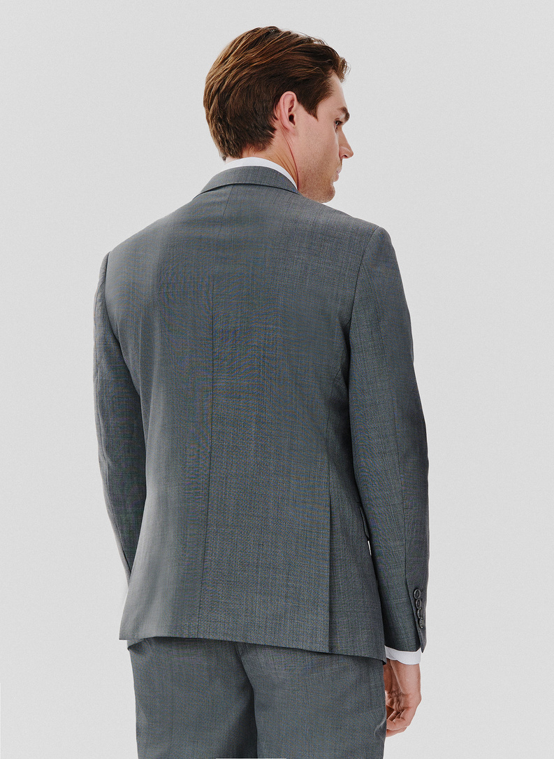 Marynarka garniturowa w kolorze szarym