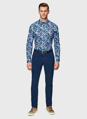 Koszula męska w kwiaty