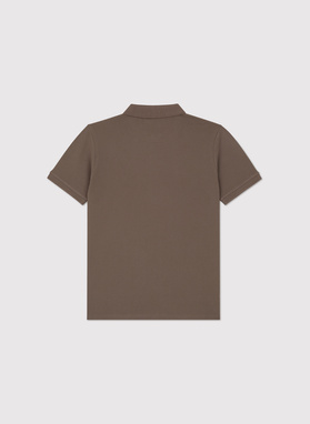 Brązowa polówka męska