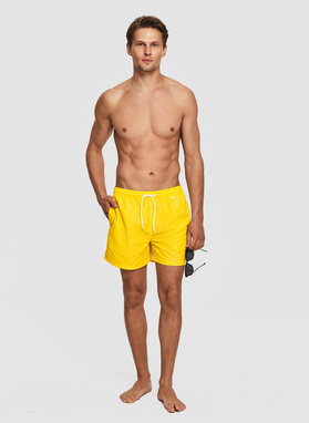Żółte szorty kąpielowe męskie
