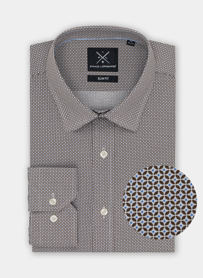 Koszula męska P21WF-1X-143-A