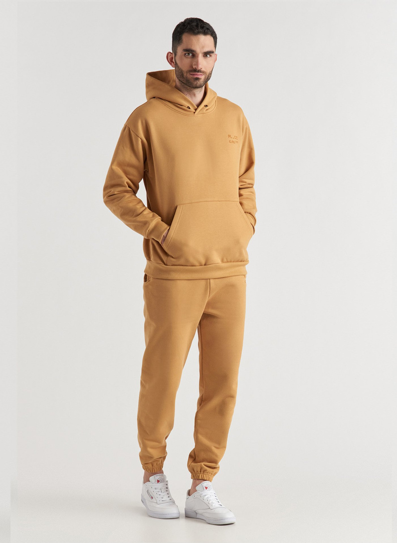 BLUZA Z KAPTUREM MUSZTARDOWA C20WF-2K-003-Y