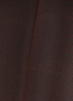 Brązowy zestaw krawat i poszetka