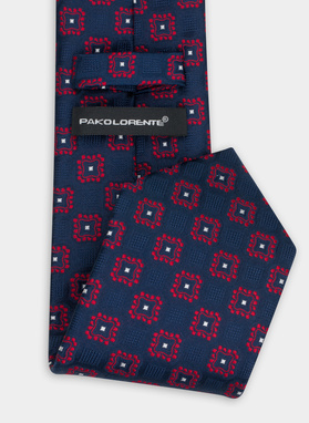 Krawat męski granatowy P21WF-KX-278-G-0