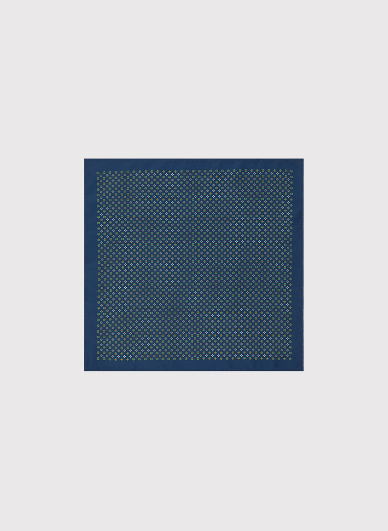 Męska poszetka w kolorze granatowym