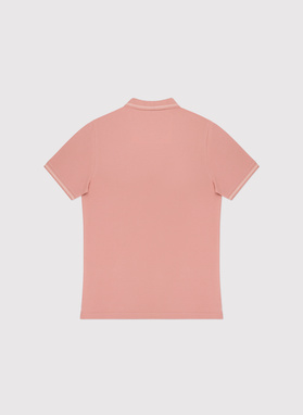 T-shirt polo w kolorze koralowym