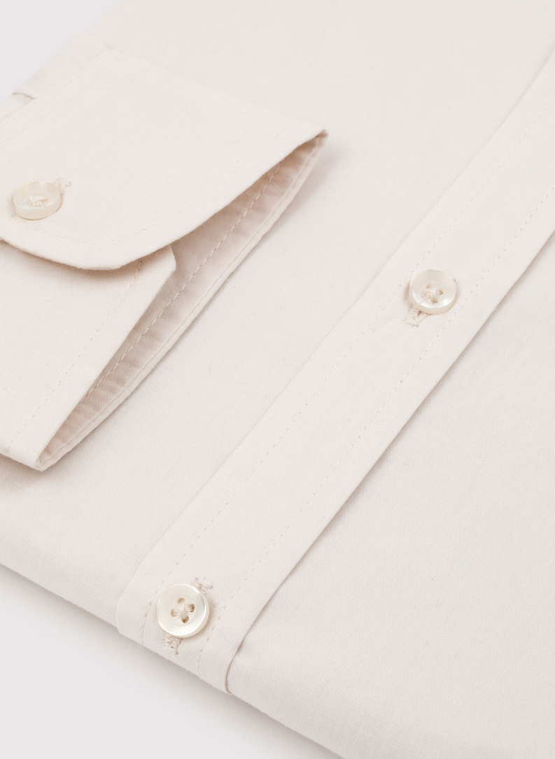 Koszula męska o kroju Regular Fit w kolorze ecru