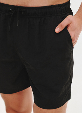 Szorty kąpielowe męskie w czarnym kolorze