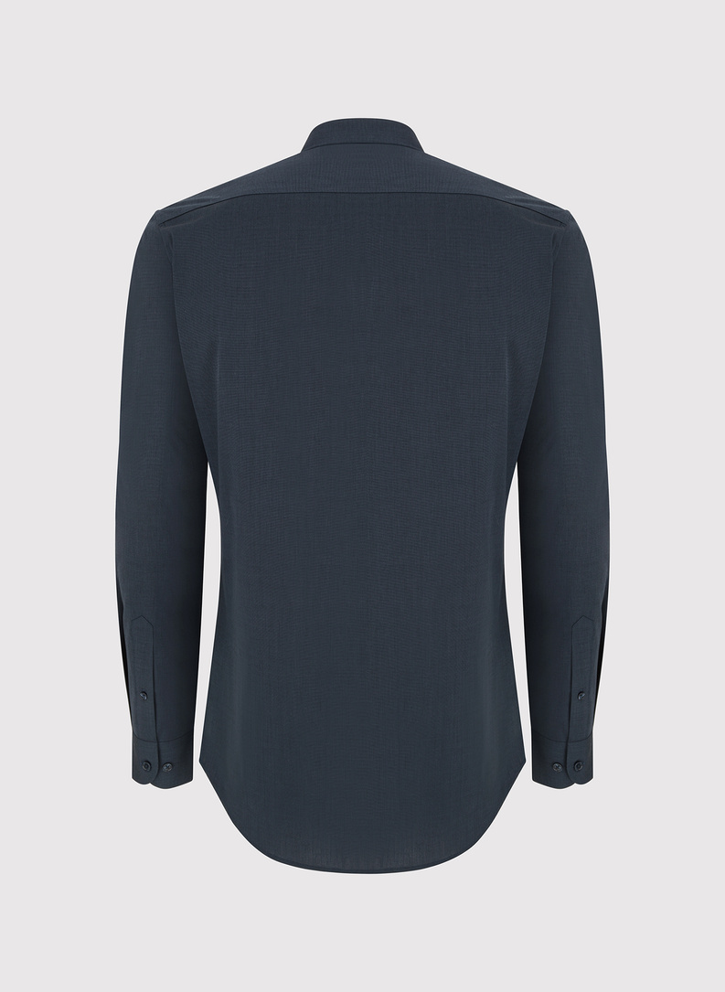 Bawełniana koszula męska w kolorze ciemnoszarym