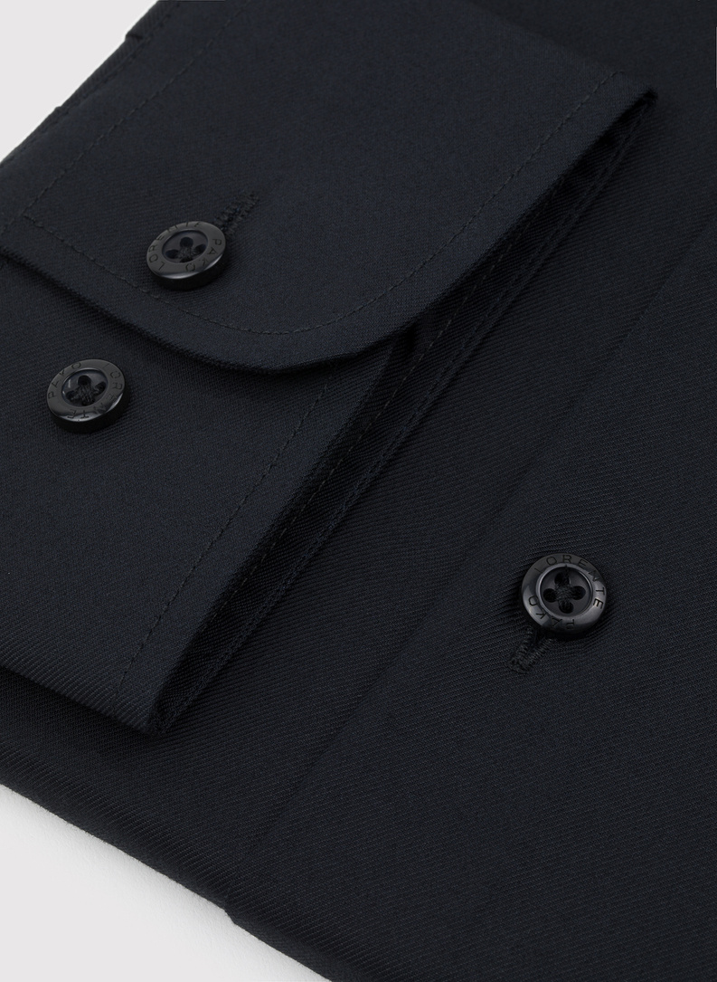 Czarna bawełniana koszula męska