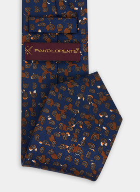 Krawat męski jedwabny P21SP-KX-232-G-0