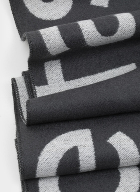 Szalik szary M21WF-AX-002-S