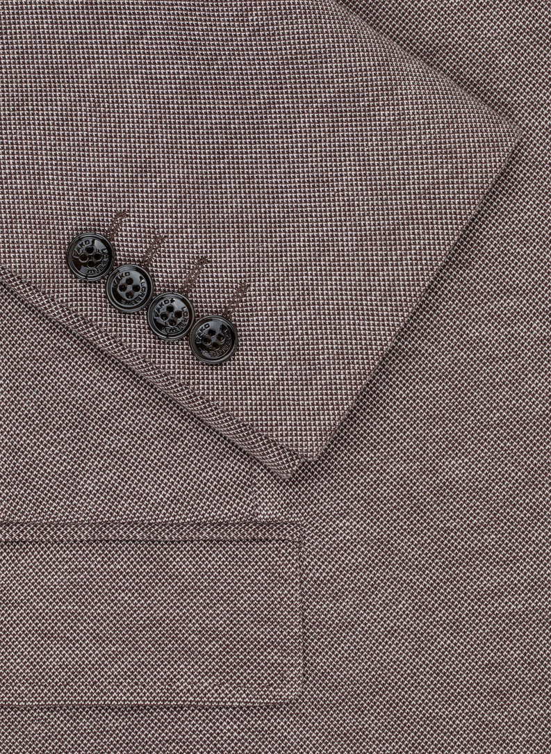 Dzianinowa marynarka w kolorze brązowym