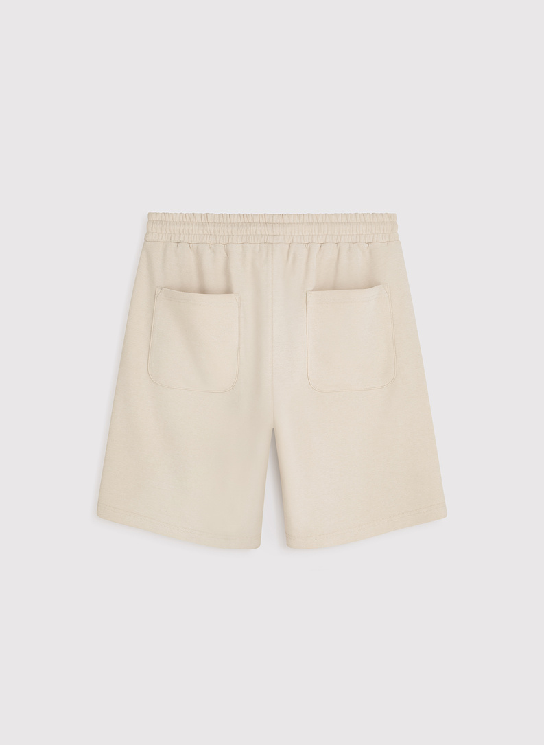 Beżowe szorty dresowe