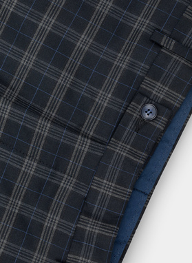 Spodnie męskie garniturowe P21SF-6G-061-G