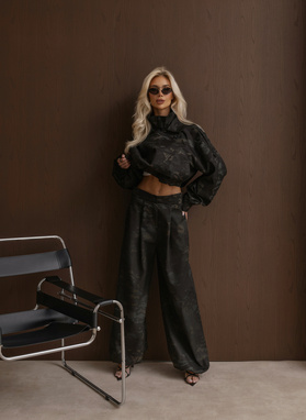 Spodnie moro COMMAND PANTS czarno-zielone
