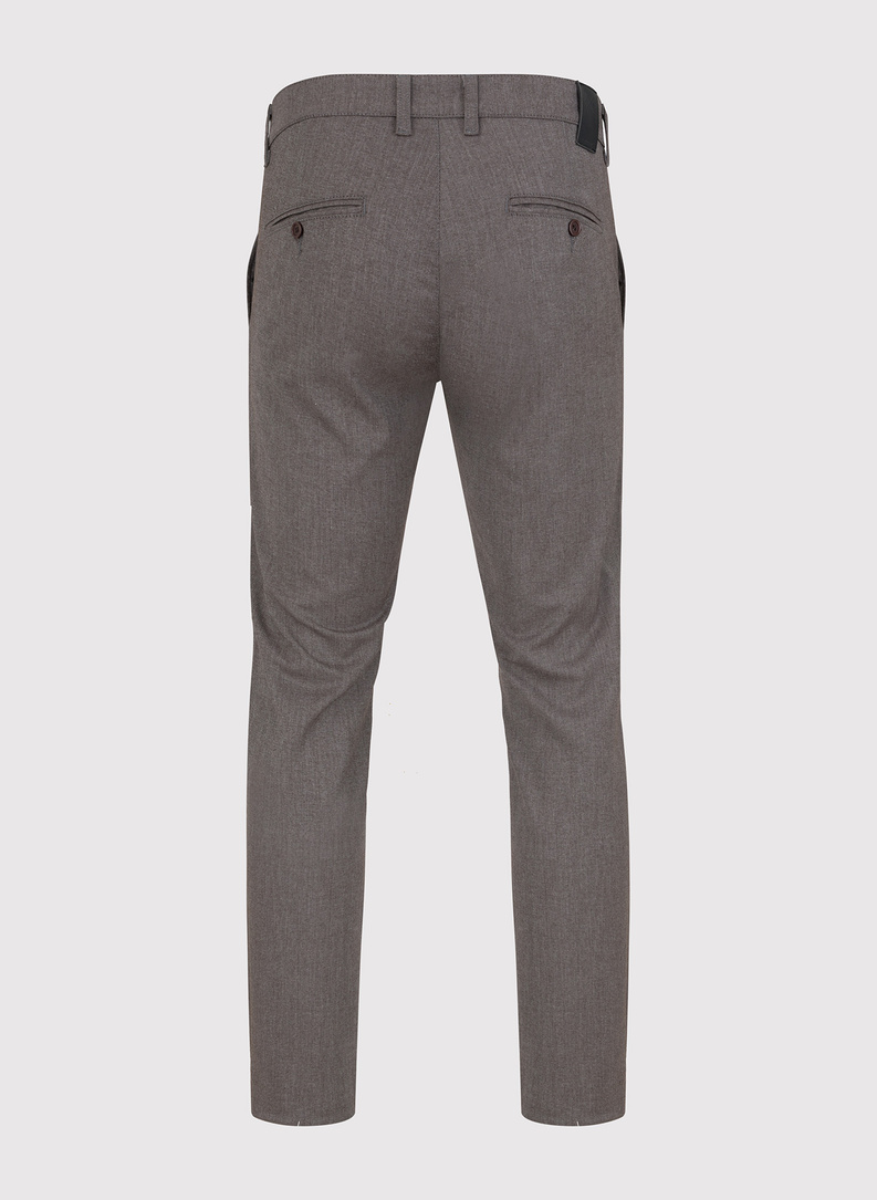 Brązowe casualowe spodnie męskie