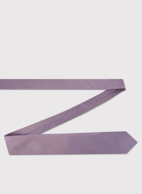 Fioletowy zestaw krawat i poszetka