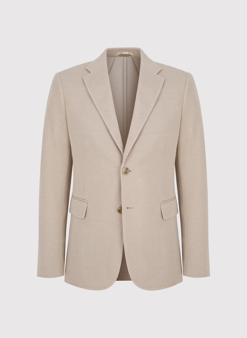 Dzianinowa marynarka w kolorze beżowym