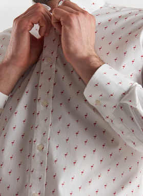 Koszula męska P20WF-1X-090-B