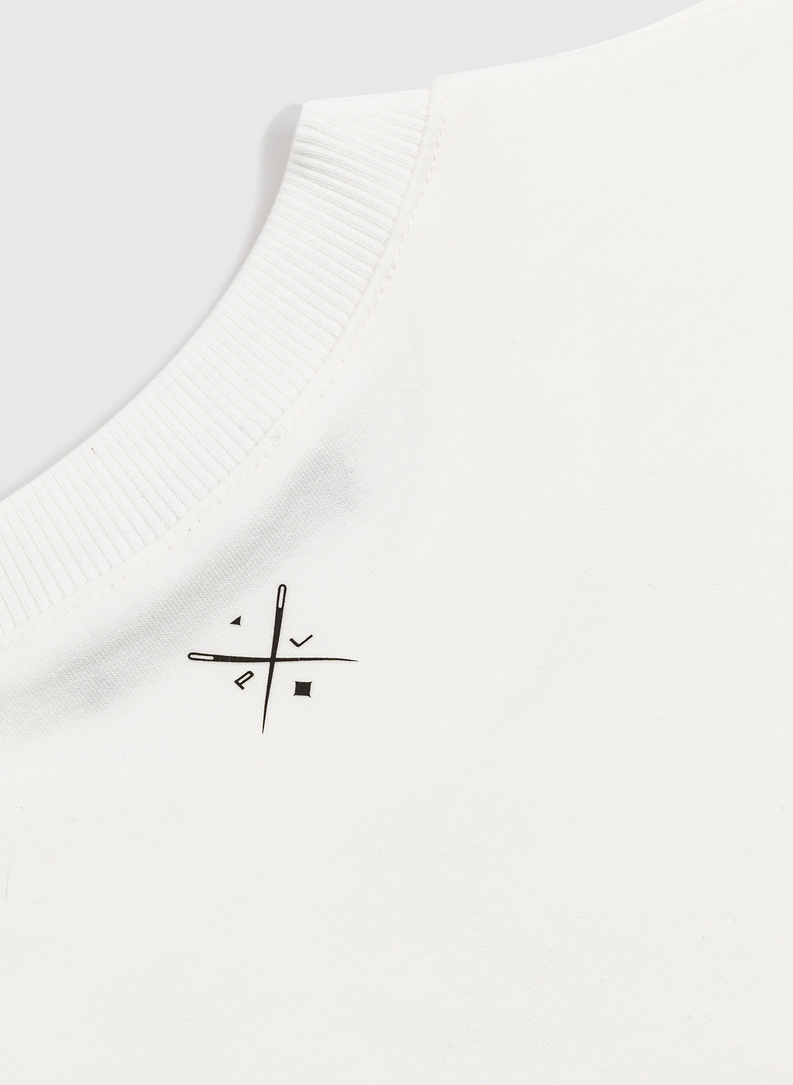 Męski t-shirt w kolorze ecru