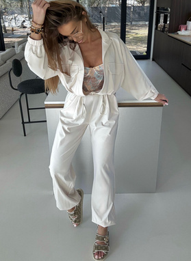 Kombinezon damski STUDIO jasnobeżowy