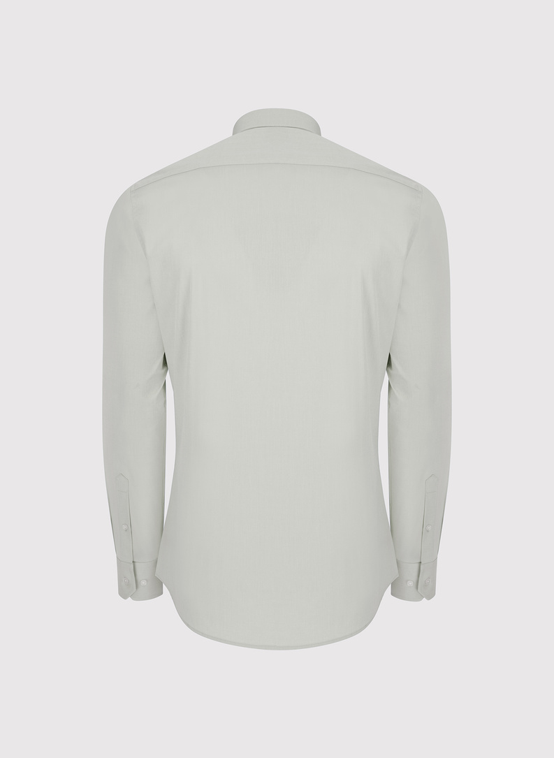 Oliwkowa koszula męska