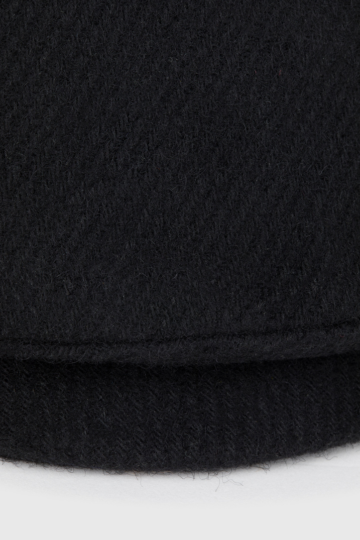 Kaszkiet męski w kolorze czarnym