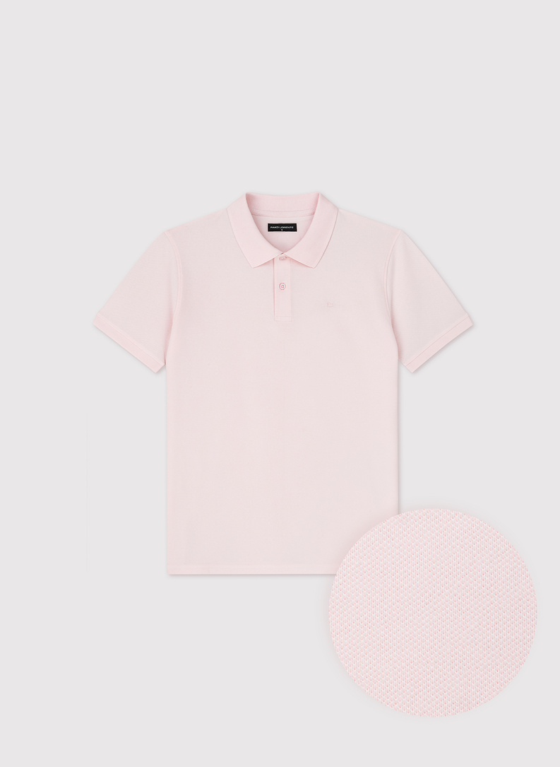 Polo męskie w kolorze różowym
