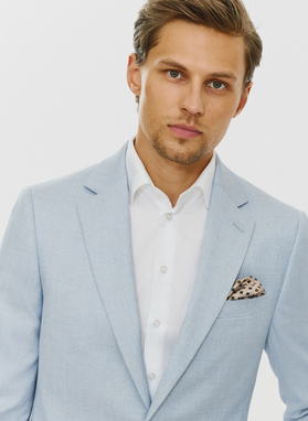 Niebieska marynarka męska