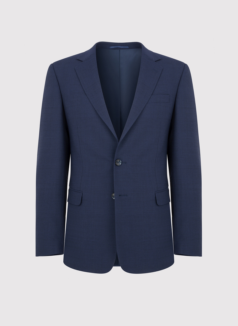 Dwuczęściowy garnitur męski w kolorze granatowym