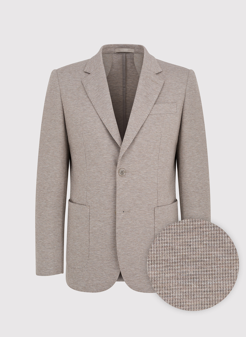 Beżowa marynarka męska