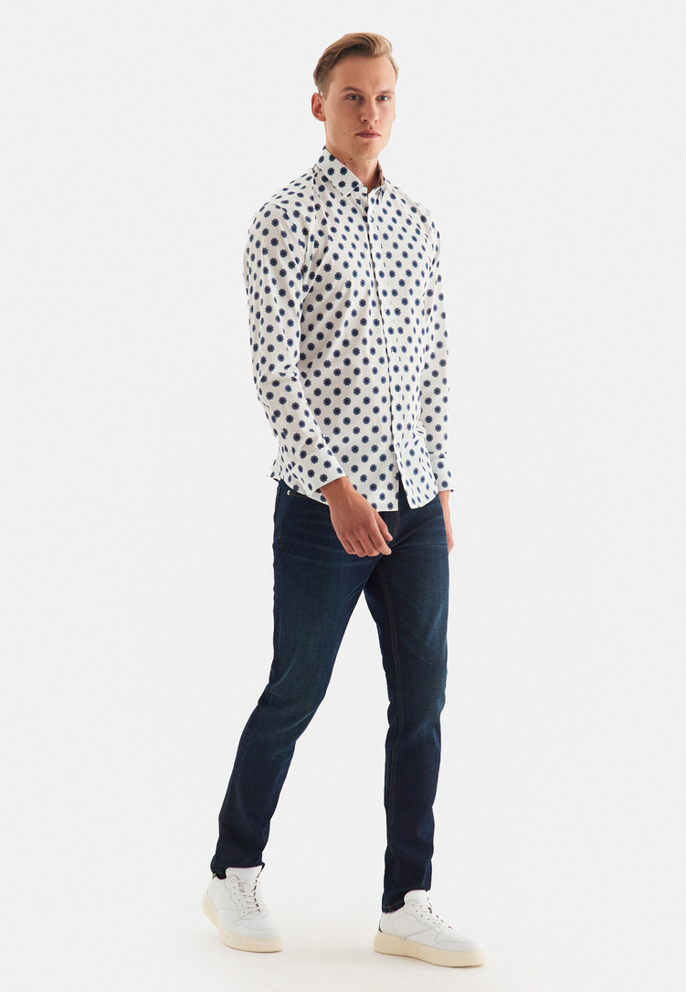 Koszula męska P22WF-1X-040-B-R