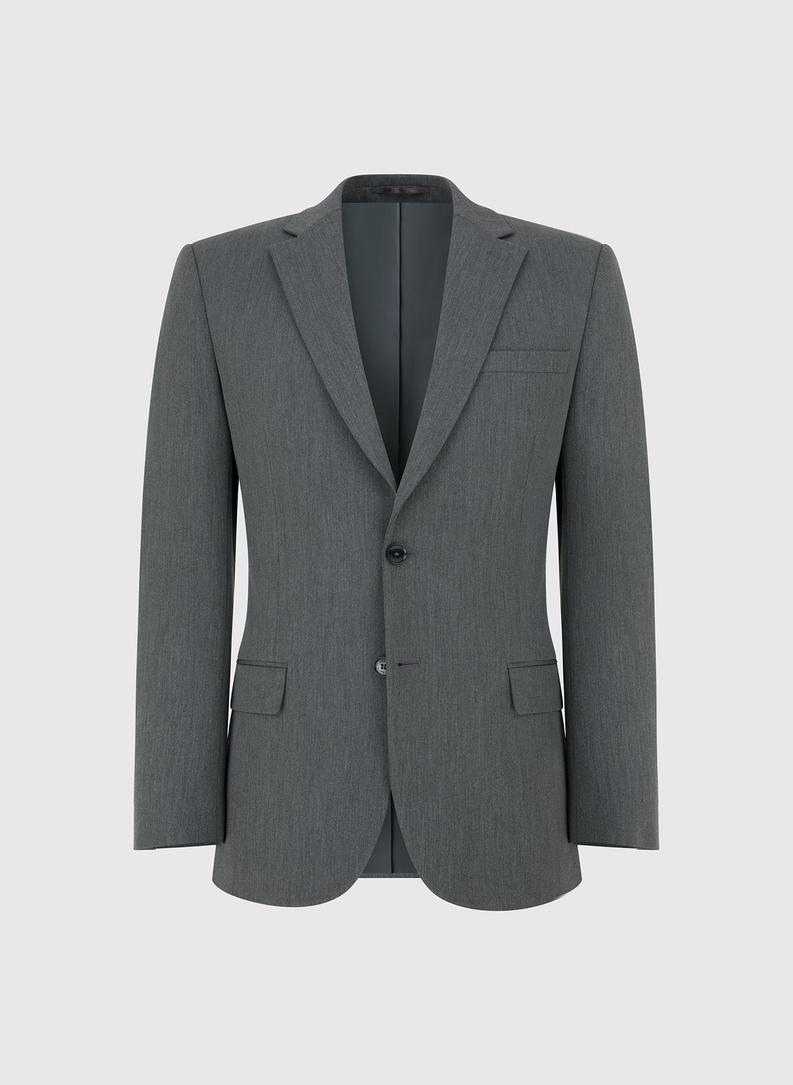 Szara marynarka garniturowa