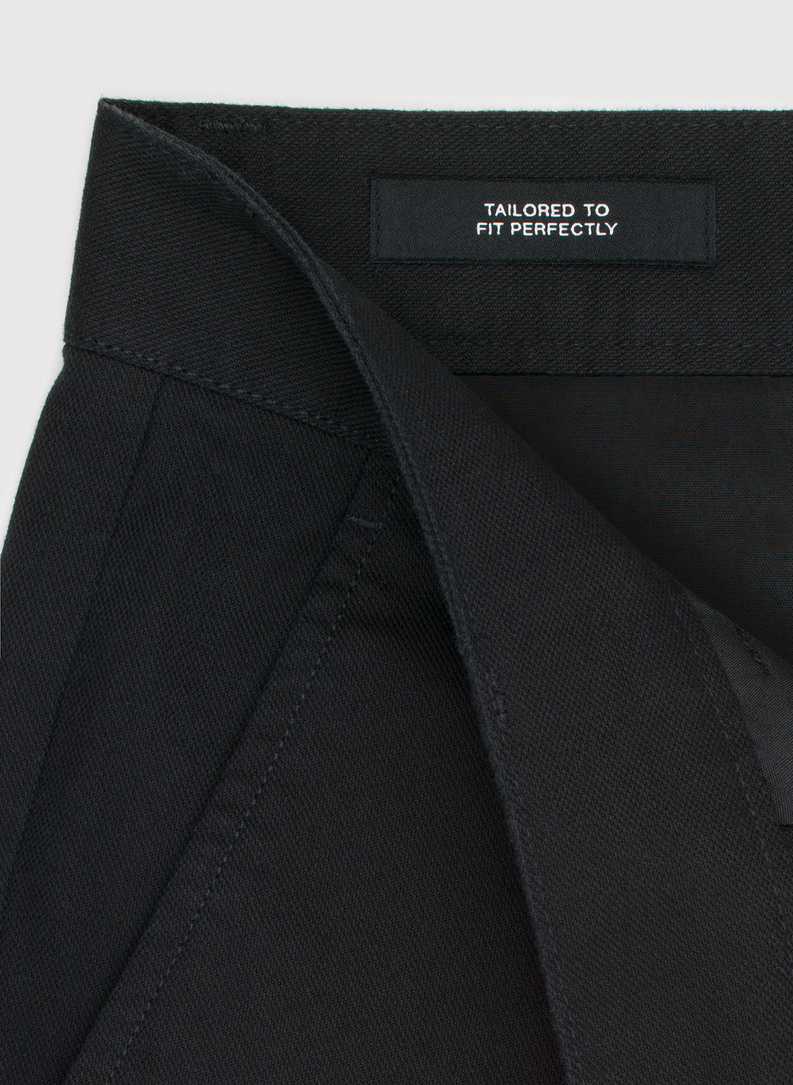 Czarne spodnie casual