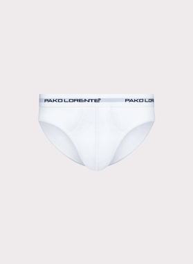 Zestaw 3 par białych slipów męskich