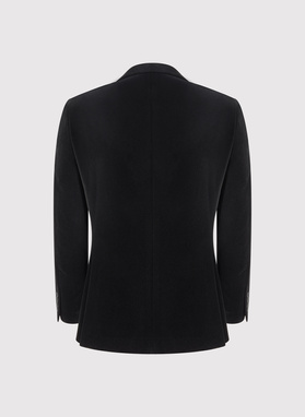 Czarna bawełniana marynarka męska