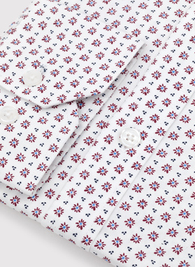 Męska koszula w subtelny wzór