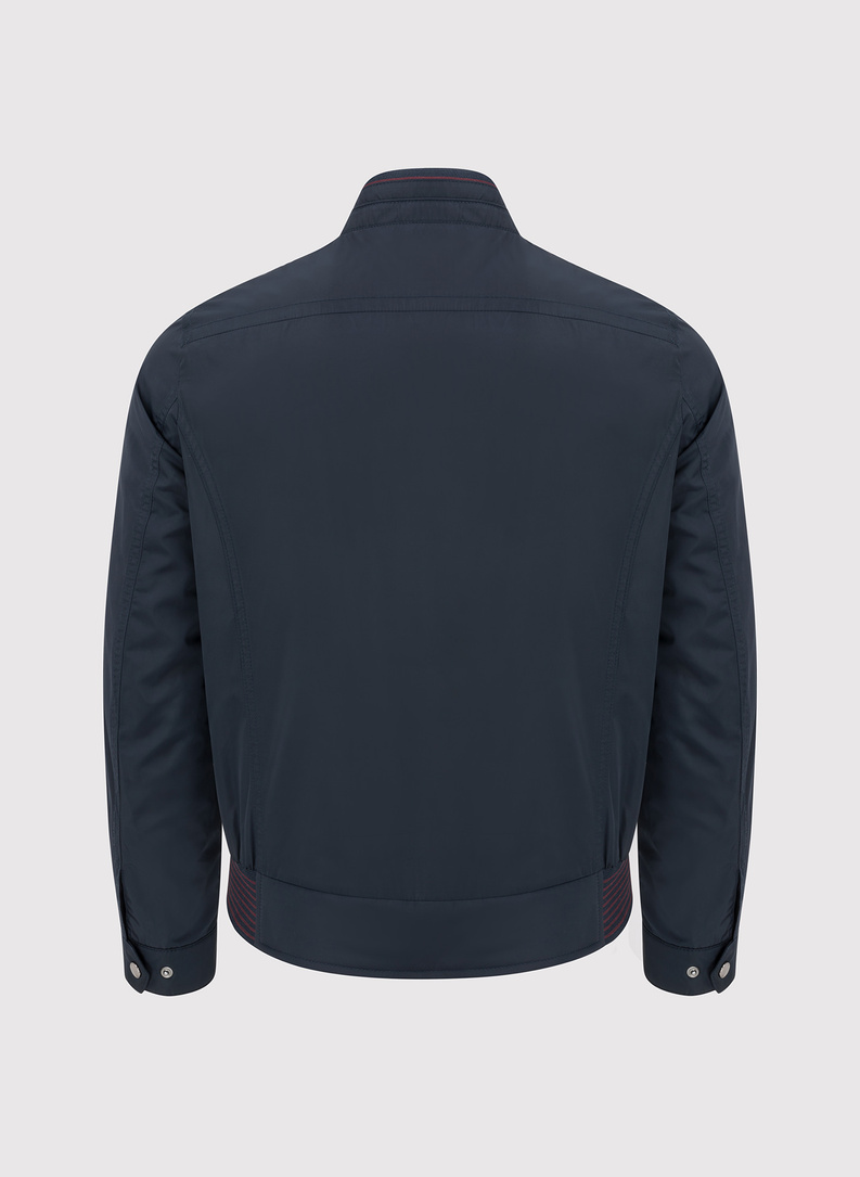 Granatowa krótka kurtka męska