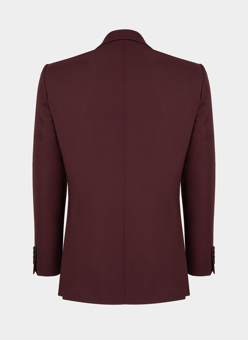 Bordowa marynarka garniturowa P21WP-3G-036-D