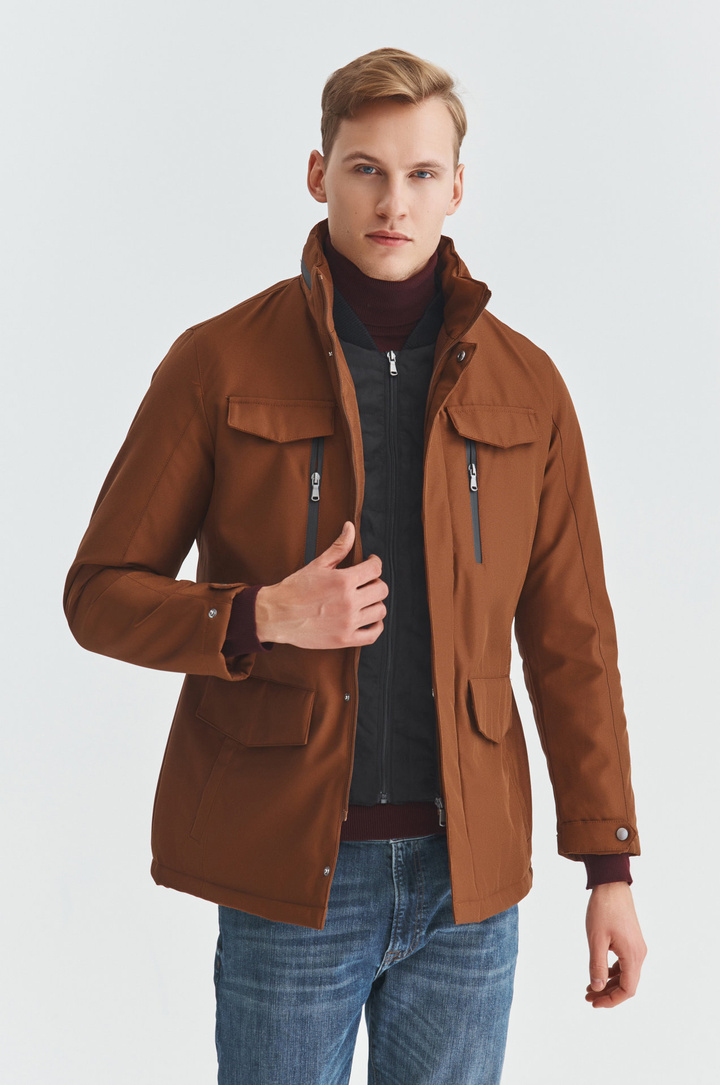 Ruda kurtka męska P21WF-5X-018-Z