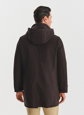 Brązowa kurtka jesienna 2w1