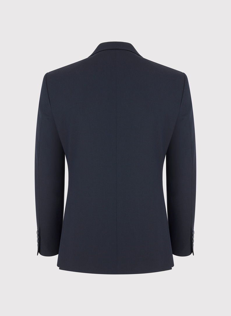 Granatowa marynarka garniturowa