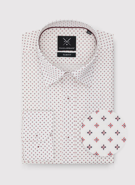 Koszula męska w mikrowzór